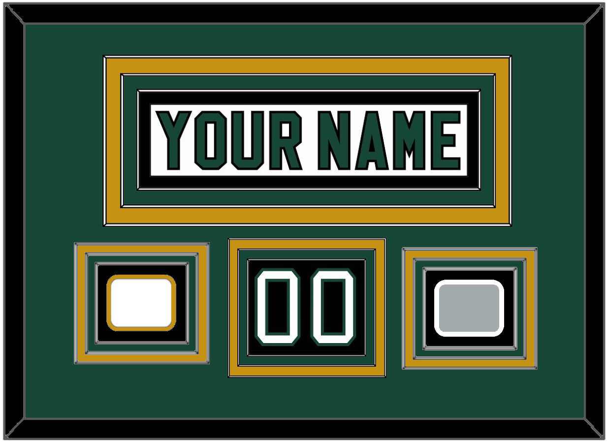 Dallas Nameplate & Number (Shoulder) With Stanley Cup Champions & Team Logo Patches - Home White (1994-1999) - Premier Tier 3