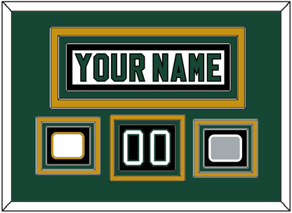 Dallas Nameplate & Number (Shoulder) With Stanley Cup Champions & Team Logo Patches - Home White (1994-1999) - Premier Tier 3