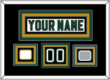 Dallas Nameplate & Number (Shoulder) With Stanley Cup Finals & Team Logo Patches - Home White (1994-1999) - Triple Mat 4