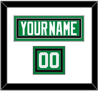 Dallas Nameplate & Number (Shoulder) - Home Green - Premier Tier 1
