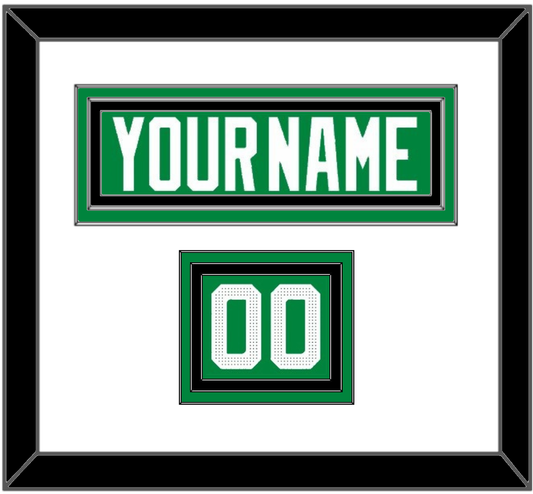 Dallas Nameplate & Number (Shoulder) - Home Green - Premier Tier 1