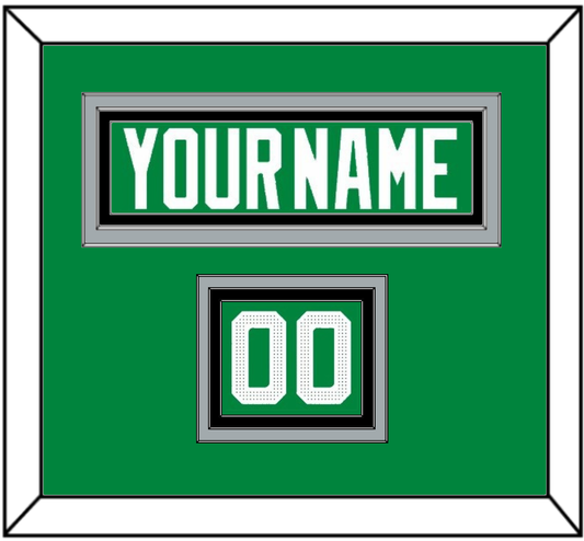 Dallas Nameplate & Number (Shoulder) - Home Green - Premier Tier 2