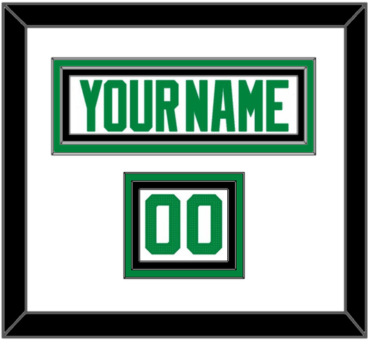 Dallas Nameplate & Number (Shoulder) - Road White - Premier Tier 1