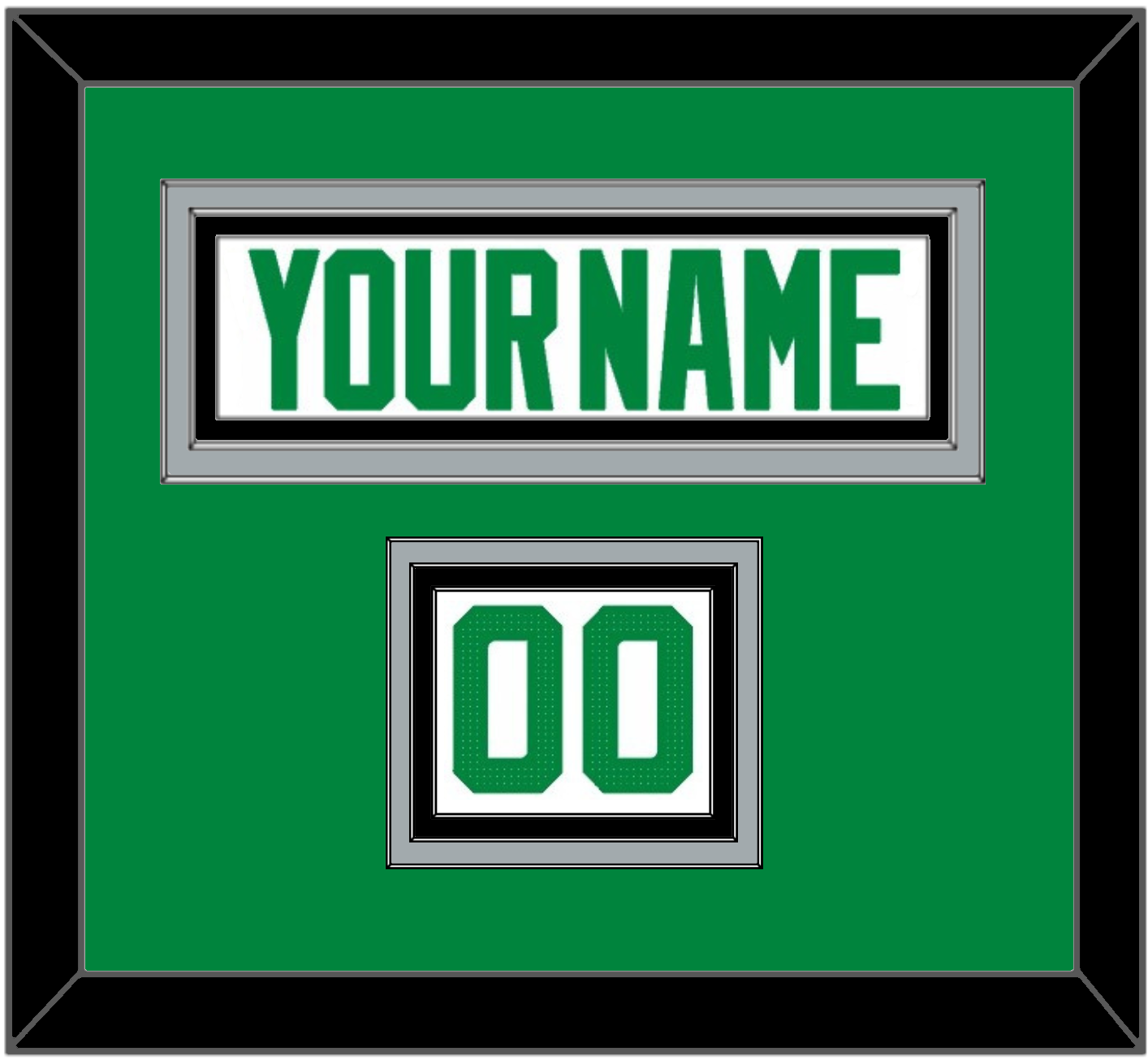 Dallas Nameplate & Number (Shoulder) - Road White - Premier Tier 2