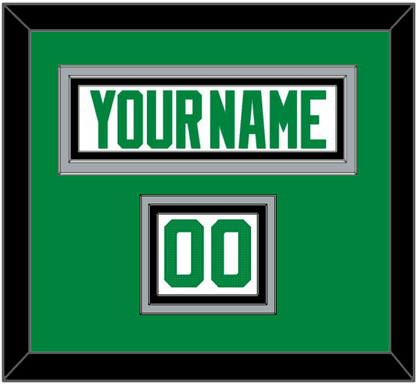 Dallas Nameplate & Number (Shoulder) - Road White - Premier Tier 2