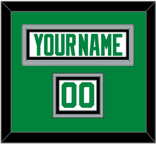 Dallas Nameplate & Number (Shoulder) - Road White - Premier Tier 2