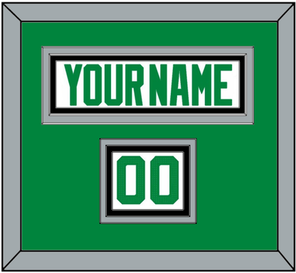 Dallas Nameplate & Number (Shoulder) - Road White - Premier Tier 2