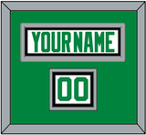 Dallas Nameplate & Number (Shoulder) - Road White - Triple Mat 2