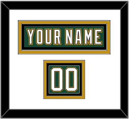 Dallas Nameplate & Number (Shoulder) - Alternate Green (1997-1999) - Premier Tier 1