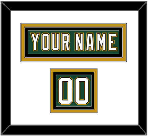 Dallas Nameplate & Number (Shoulder) - Alternate Green (1997-1999) - Premier Tier 1