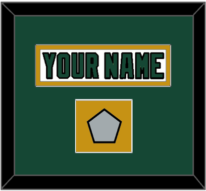 Dallas Nameplate & Stanley Cup Champions Patch - Home White (1994-1999) - Essential Tier 3
