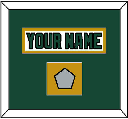 Dallas Nameplate & Stanley Cup Finals Patch - Home White (1994-1999) - Essential Tier 3