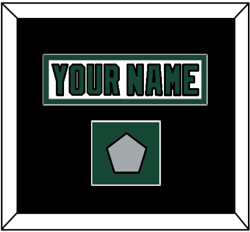 Dallas Nameplate & Stanley Cup Champions Patch - Home White (1994-1999) - Essential Tier 4