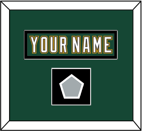 Dallas Nameplate & Stanley Cup Finals Patch - Alternate Green (1997-1999) - Essential Tier 2