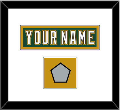 Dallas Nameplate & Stanley Cup Finals Patch - Alternate Green (1997-1999) - Essential Tier 4