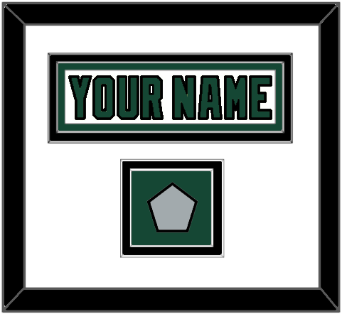 Dallas Nameplate & Stanley Cup Finals Patch - Home White (1994-1999) - Signature Tier 1