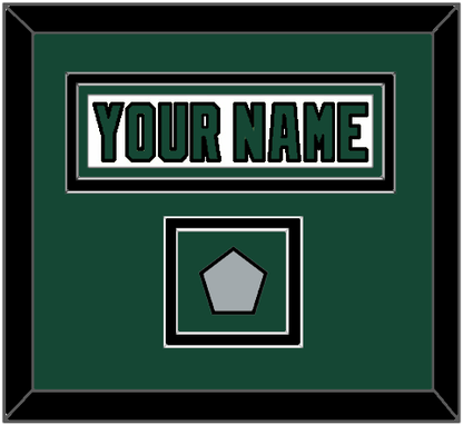 Dallas Nameplate & Stanley Cup Champions Patch - Home White (1994-1999) - Signature Tier 2