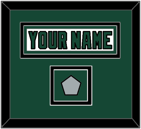 Dallas Nameplate & Stanley Cup Finals Patch - Home White (1994-1999) - Signature Tier 2