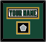 Dallas Nameplate & Stanley Cup Finals Patch - Home White (1994-1999) - Double Mat 3