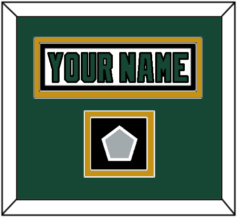 Dallas Nameplate & Stanley Cup Finals Patch - Home White (1994-1999) - Signature Tier 3