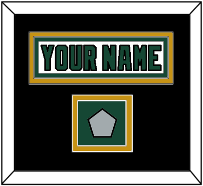 Dallas Nameplate & Stanley Cup Finals Patch - Home White (1994-1999) - Signature Tier 4