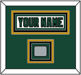 Dallas Nameplate & Stanley Cup Finals Patch - Home White (1994-1999) - Triple Mat 2