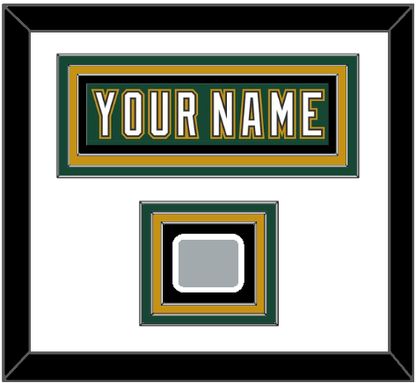 Dallas Nameplate & Stanley Cup Champions Patch - Alternate Green (1997-1999) - Premier Tier 1