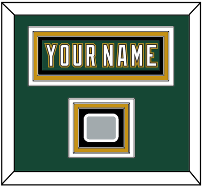 Dallas Nameplate & Stanley Cup Champions Patch - Alternate Green (1997-1999) - Premier Tier 2