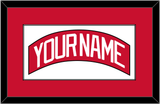 Detroit Nameplate - Road Red (1983-1987) - Single Mat 1