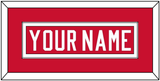 Detroit Nameplate - Road Red (1977-1982) - Single Mat 1