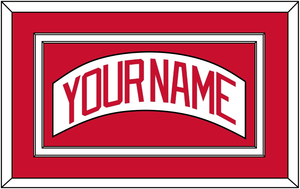 Detroit Nameplate - Road White - Double Mat 1