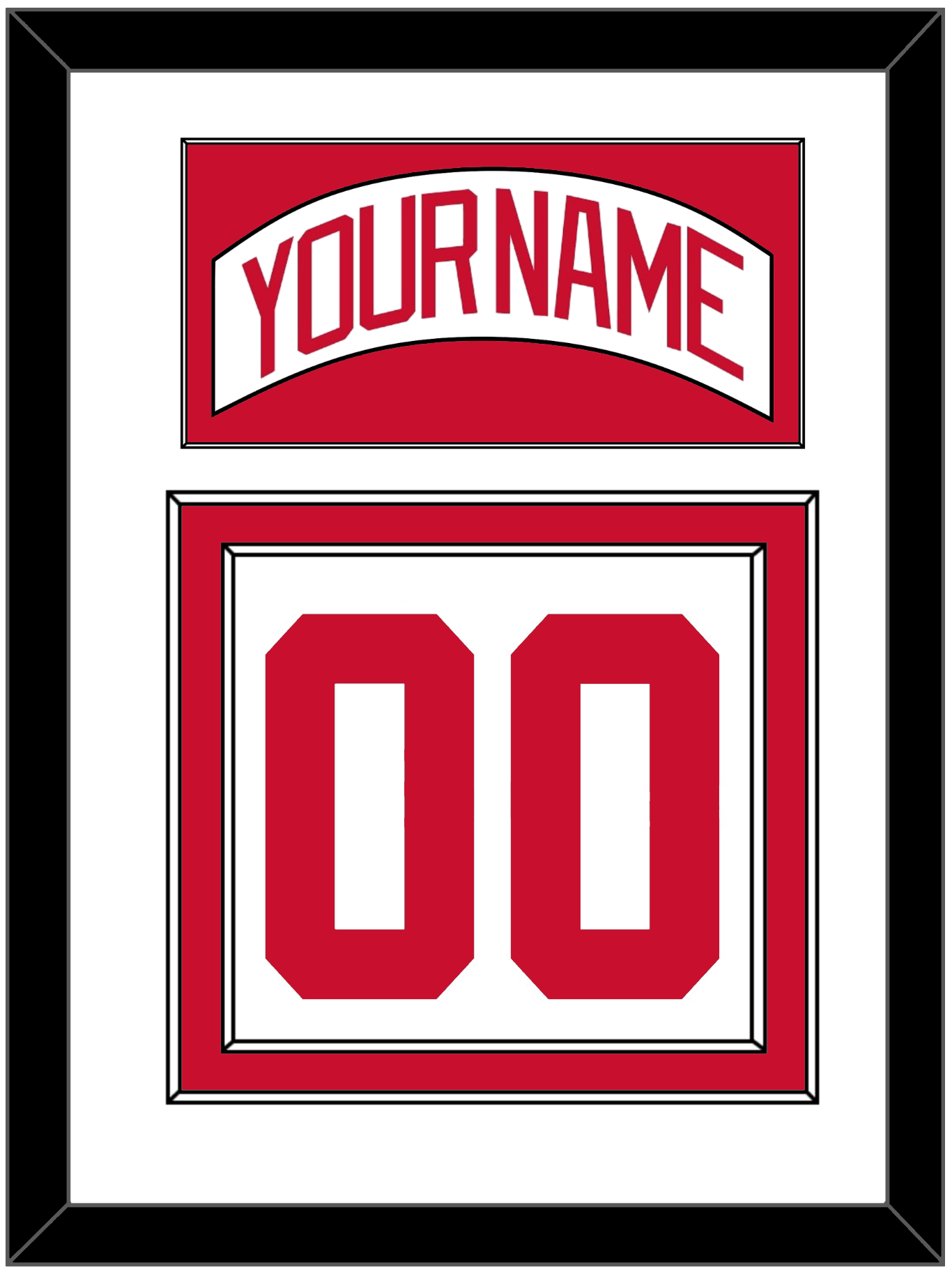 Detroit Nameplate & Full-Size Number - Split