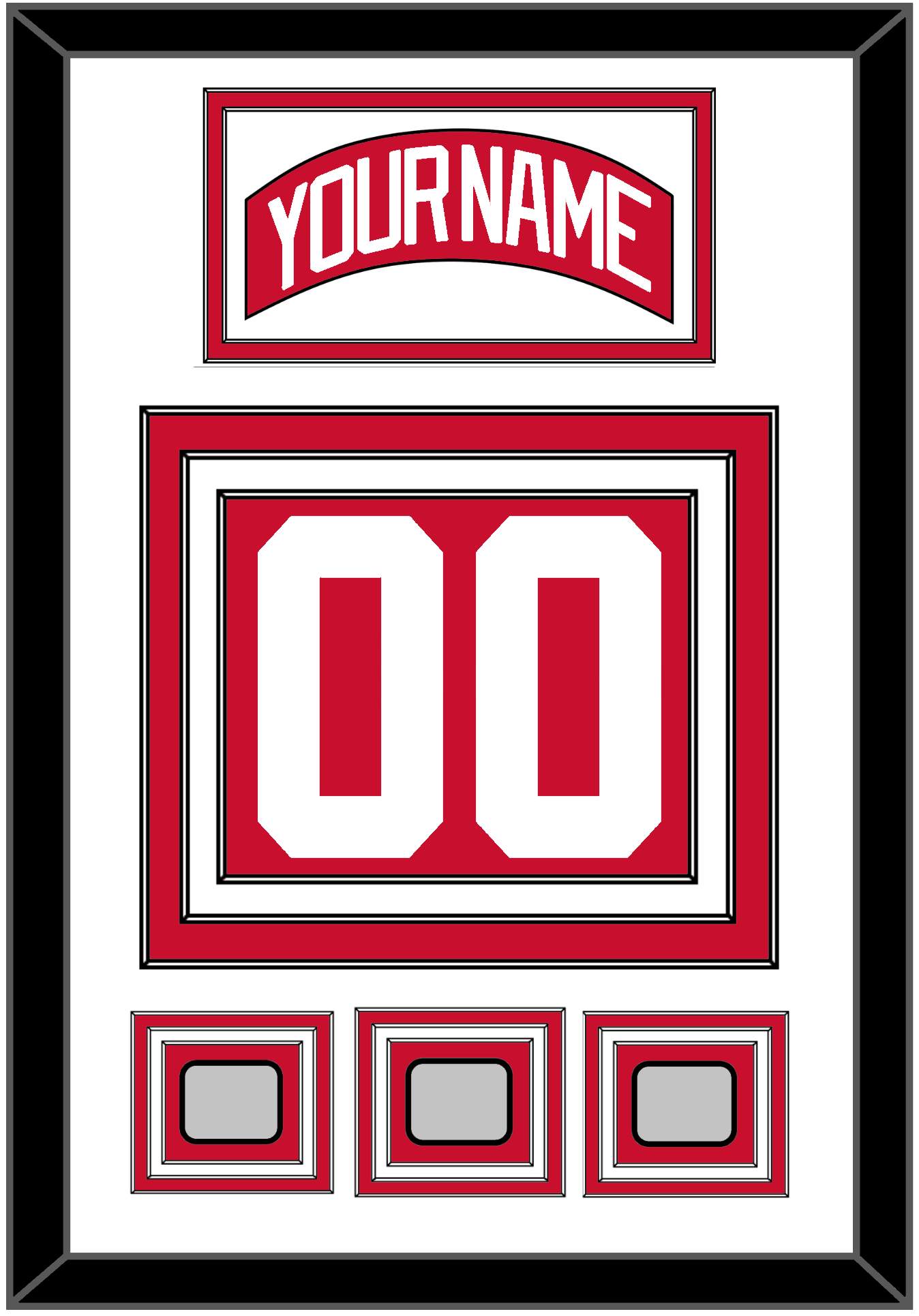 Detroit Legacy Nameplate & Full-Size Number - Split