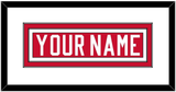 Detroit Nameplate - Road Red (1977-1982) - Double Mat 1
