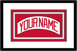 Detroit Nameplate - Home White (1983-1987) - Triple Mat 1