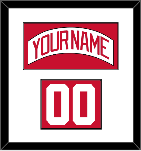 Detroit Nameplate & Shoulder Number