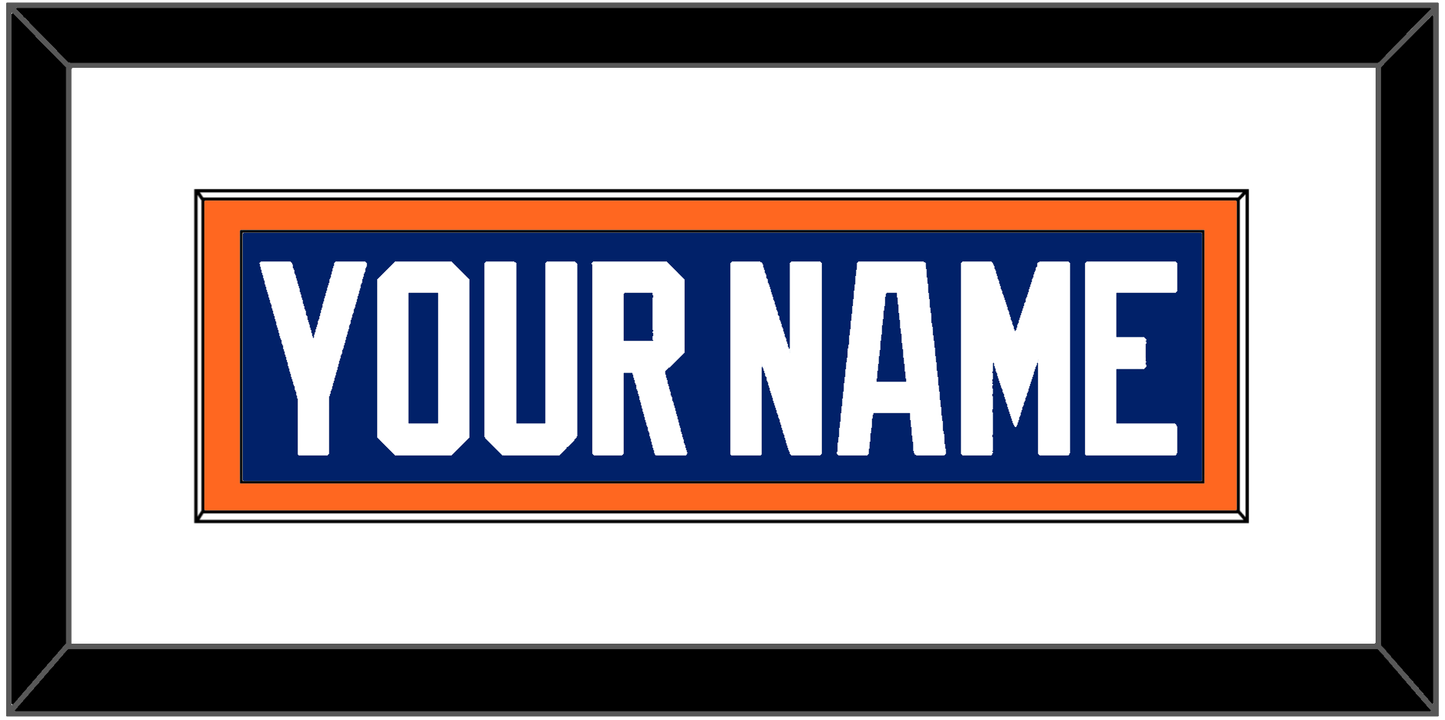 Edmonton Nameplate - Road Blue (1981-1994) - Essential Tier 1