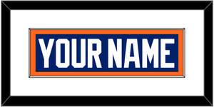 Edmonton Nameplate - Road Blue (1981-1994) - Single Mat 1