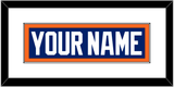 Edmonton Nameplate - Road Blue (1981-1994) - Single Mat 1