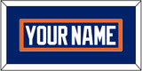 Edmonton Nameplate - Road Blue (1981-1994) - Single Mat 2