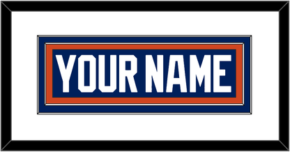 Edmonton Nameplate - Home Blue - Signature Tier 1