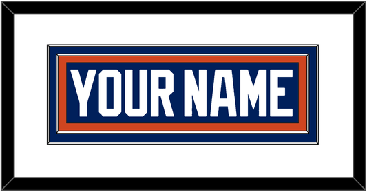 Edmonton Nameplate - Home Blue - Signature Tier 1