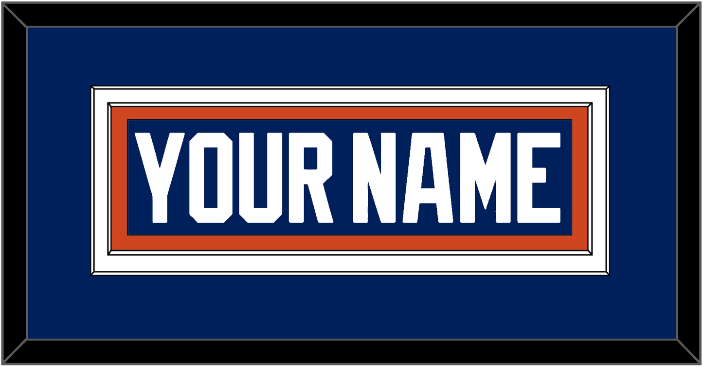 Edmonton Nameplate - Home Blue - Signature Tier 2