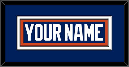 Edmonton Nameplate - Home Blue - Signature Tier 2