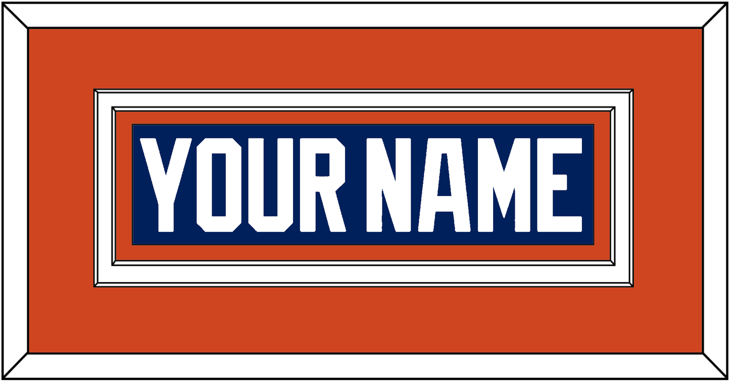 Edmonton Nameplate - Home Blue - Signature Tier 3