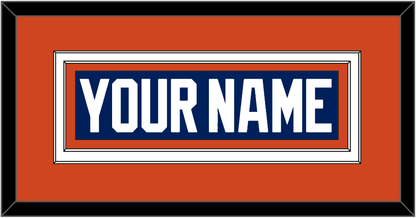 Edmonton Nameplate - Home Blue - Signature Tier 3