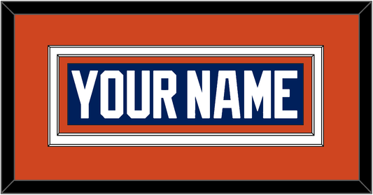Edmonton Nameplate - Home Blue - Signature Tier 3