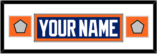 Edmonton Nameplate & 2 Stanley Cup Champions Patches - Road Blue (1981-1994) - Essential Tier 3