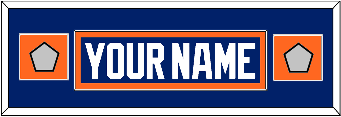 Edmonton Nameplate & 2 Stanley Cup Champions Patches - Road Blue (1981-1994) - Essential Tier 4