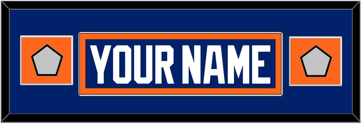 Edmonton Nameplate & 2 Stanley Cup Champions Patches - Road Blue (1981-1994) - Essential Tier 4